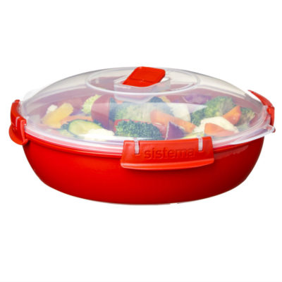 Sistema Microwave Plate 1.3L Round with Lid Sistema Microwave Plate 1.3L Round with Lid